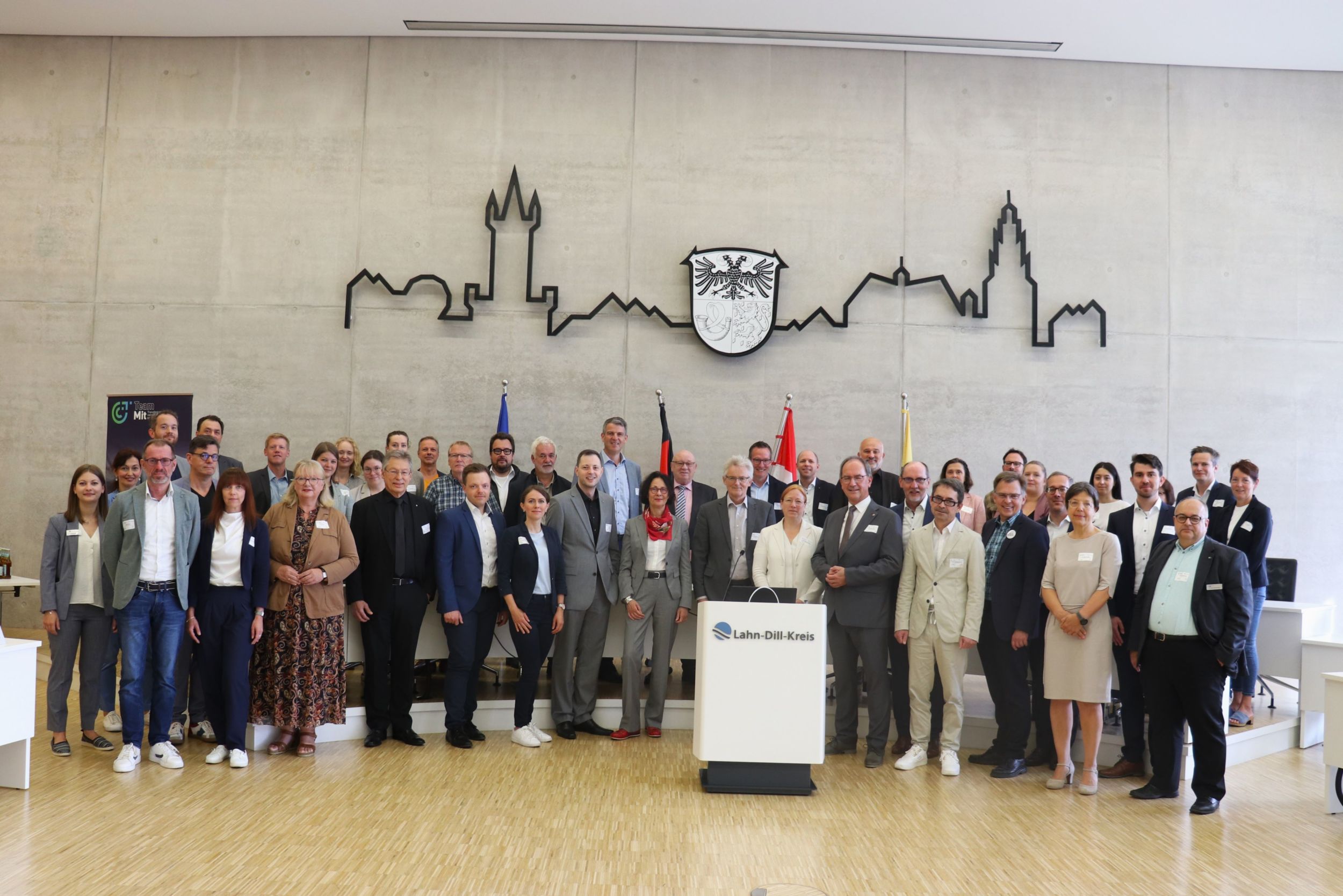 Viele verschiedene Akteurinnen und Akteure kamen beim Netzwerktreffen zusammen, um sich über die Zukunft der Region Mittelhessen auszutauschen. Foto: Lahn-Dill-Kreis